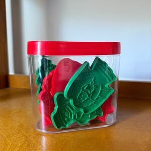 Vintage Good Old Values Christmas Cookie Cutter Set
